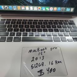 Macbook Pro 2013, 512gb, 16gb Ram