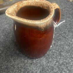 Vintage HULL Oven Proof Brown, Drip, Pitcher Pottery KITCHEN