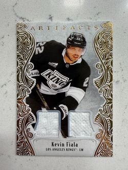2025-26 Upper Deck Artifacts – Gold Material Dual Patch – Kevin Fiala /199 Kings