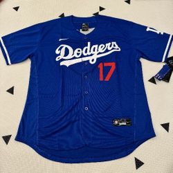 Men’s LA Dodger Ohtani Blue Stitched Jersey, S To 4xl 