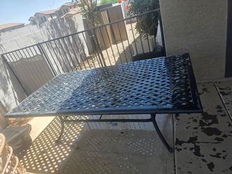 Large Metal Outdoor Table