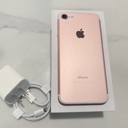 iPhone 7 32GB 🌹gold  (UNLOCKED)T-Mobile MetroPCs 🇲🇽 Chip Telcel AT&T Cricket Verizon! 
