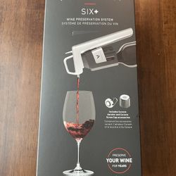 Coravin Six+ Wine Preservation System - Silver