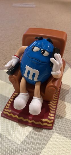 Blue M&M Recliner Chair Collectable
