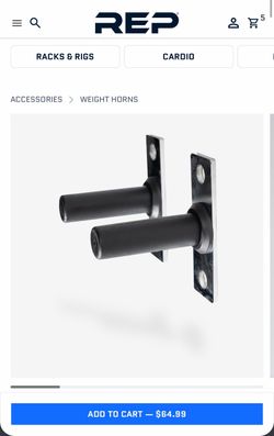 REP FITNESS WEIGHT HORNS