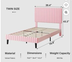 Girls twin bed