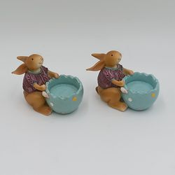 Easter Bunny Tealight Candle Holders 