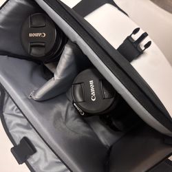 Canon camera and lens