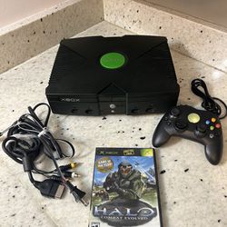 Original Xbox Console Bundle Tested w/ Game
