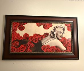 Marilyn Monroe painted frame