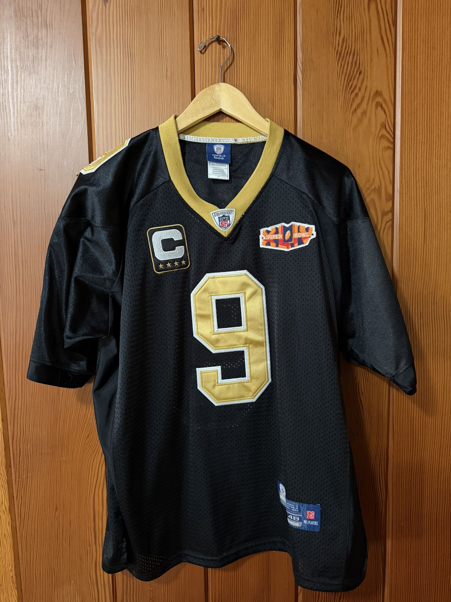 Super Bowl Saints Drew Brees Jersey