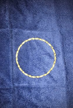 Gold plated bracelet