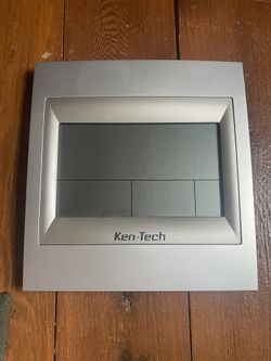 Kentech Gray Digital Alarm Clock New 