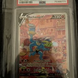 Machamp V Alt Art Psa 9 