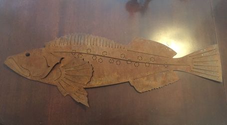 Lingcod sculpture