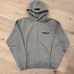 NEW Fear of God ESSENTIALS Dark Oatmeal Hoodie