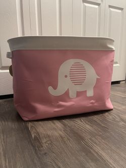 New! Children’s Canvas Toy Or Laundry Basket