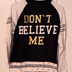 Boys Long Sleeve Shirt Size 10 Black Lacquer