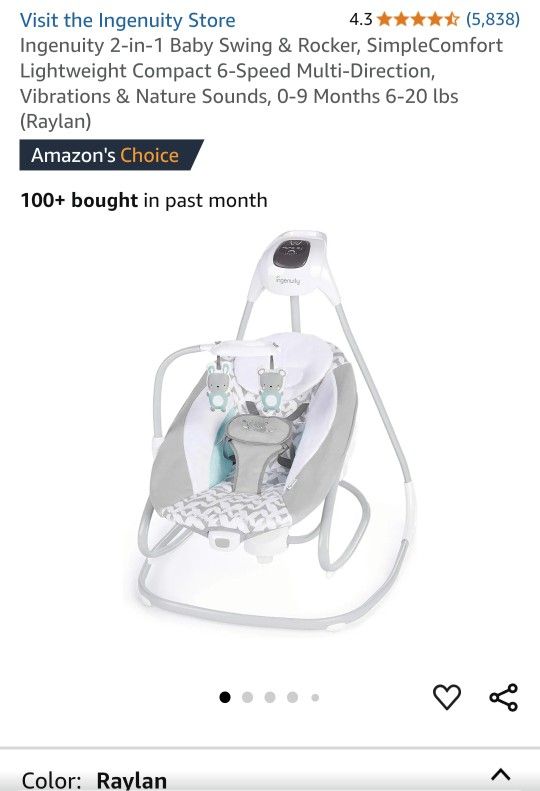 2n1 Baby Swing And Bouncer