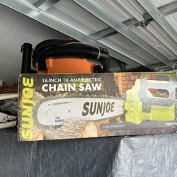 Sun Joe Electric Chain Saw For Sale