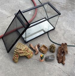 10 gallon terrarium amphibians, reptiles, fish