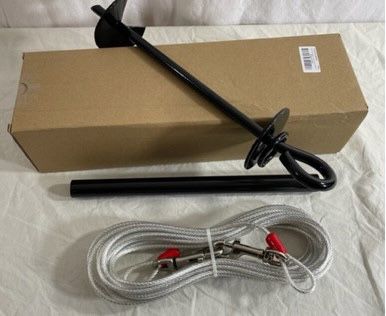 New, Price Firm, Meegood 30 Foot Dog Tie Out Cable and Stake