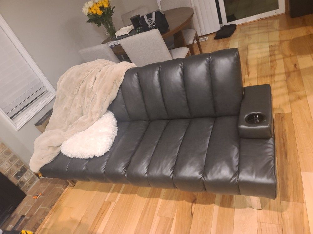 Small Real Leather Sofa Sleeper
