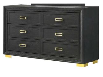 Pepe Black & Gold Dresser