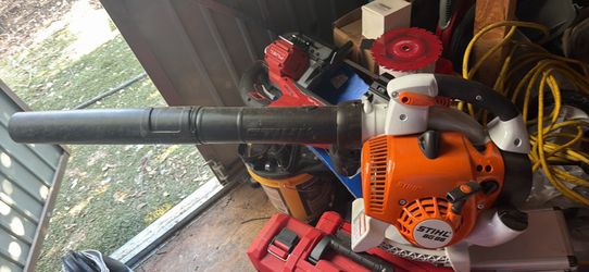 Stihl big 86 leaf blower with vacuum attachment