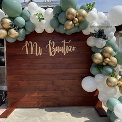 Baby Shower Decoration , Balloons Garland , Decoracion Para Bautizo , Baby Shower decor, Party Decor 