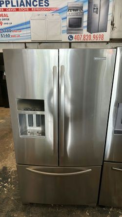 KitchenAid Fridge Stainless Steel Water Dispenser