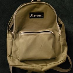Small Khaki/Sage Green Backpack