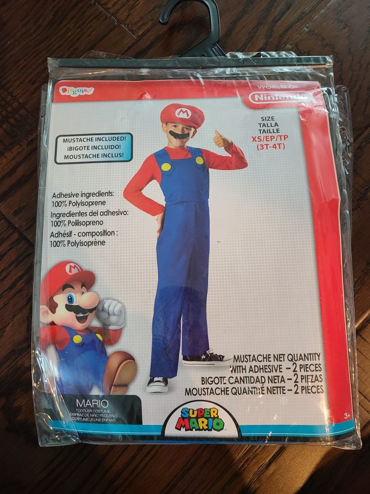 3t-4t Mario costume