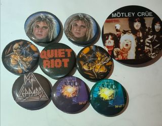 Vintage  music pins and buttons