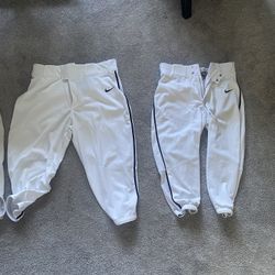 White Knickers Baseball Pants 