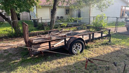 Flat bed trailer