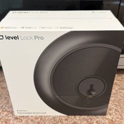 Level Lock Pro - Smart Lock, Matter, Deadbolt, Apple Home Key - Matte Black