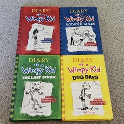 Diary Of A Wimpy Kid Books 1-4