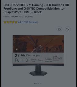 Selling Montior/Console Set up