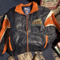 1999 Jan 31st - Super Bowl XXXIII Broncos NFL Jacket