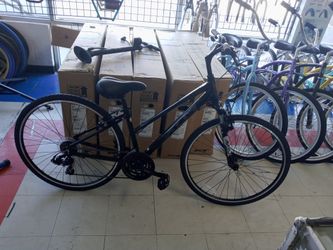 21 speed aluminum ladies hybrid