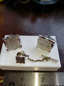 25th cufflinks