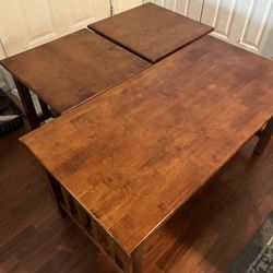 Coffee Table And End Tables 
