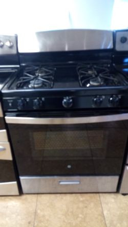 Ge Stainless Steel Gas Range Stove