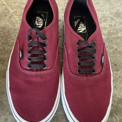 Vans Sneakers - Maroon Mens 8.5