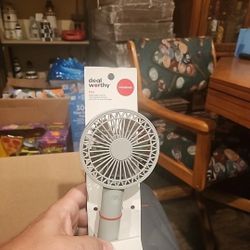 Deal Worthy Handheld Rechargeable Portable Fan