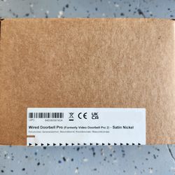 Ring Wired Doorbell Pro (Video Doorbell Pro 2) Refurbished - Satin Nickel
