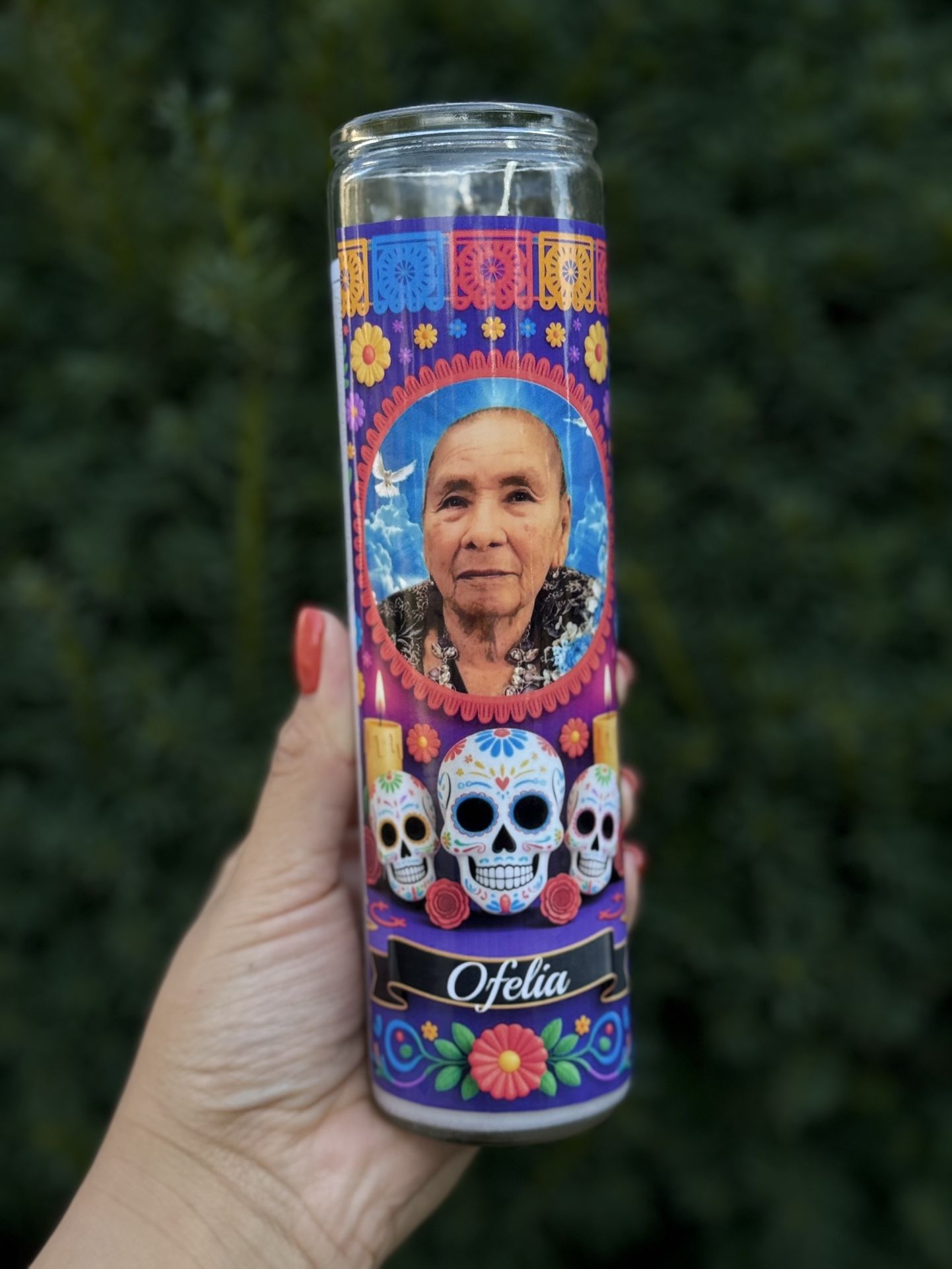Dia De Muertos Custom Candles