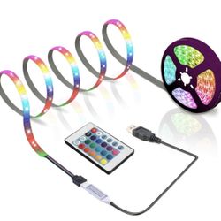 LED Strip Lights, 30 LED 3.3ft TV Backlight Strip with Remote, USB Powered 19 Modes 20 Color Changing Bias Lighting for TV Desktop PC, LED Strip Light
