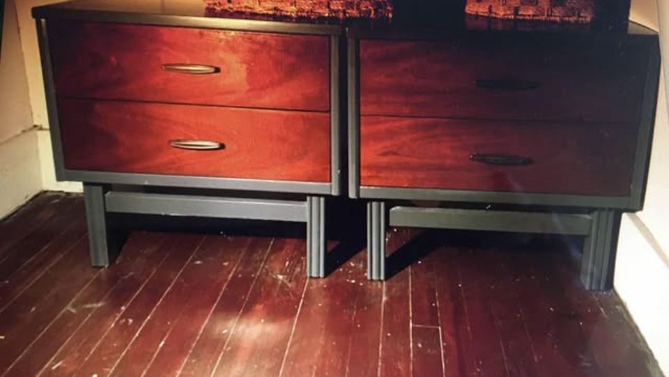 High End Wood Side Tables 